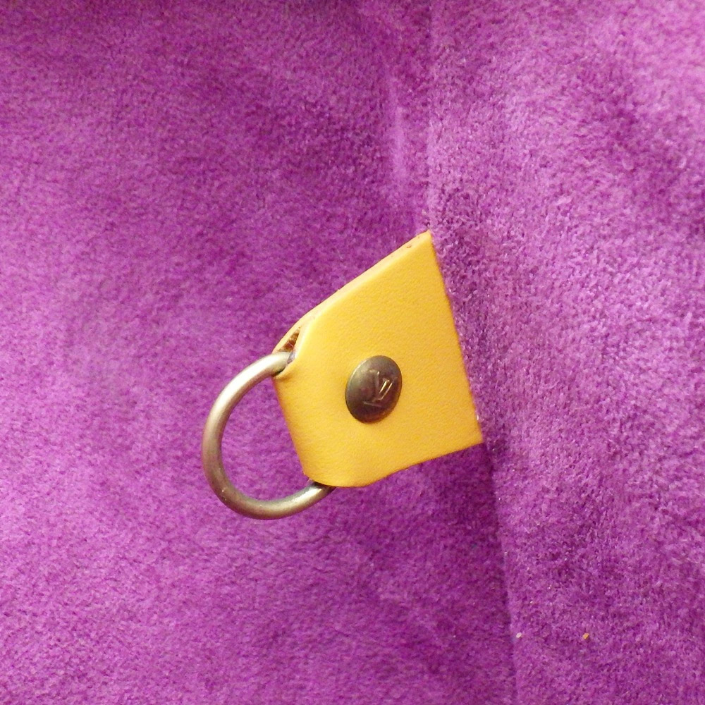 LOUIS VUITTON Epi Shoulder Bag Leather Tassili Yellow